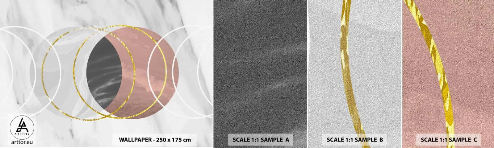 Fototapeta Próbka Standard Eco - Muzyka sfer - Abstrakcja, Sztuka, Okręgi - 100x30 cm