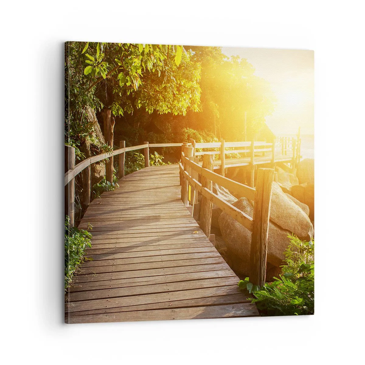 Obraz na płótnie - Kolejny zakręt, kolejne cuda - 60x60 cm