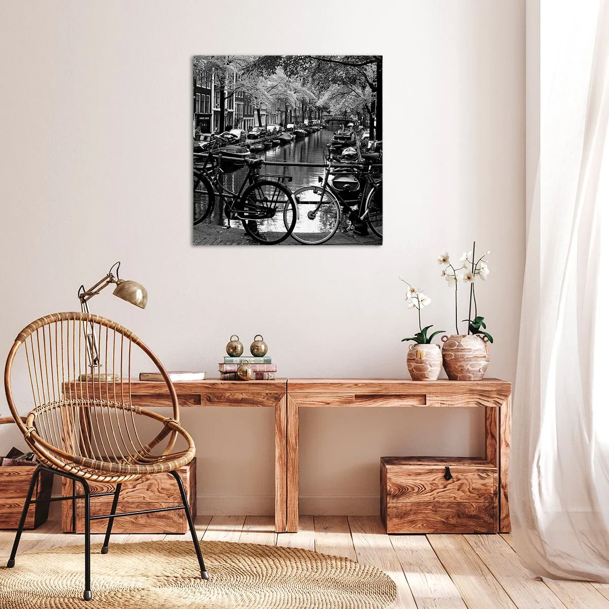 Obraz na płótnie - Bardzo holenderski widok - 40x40 cm