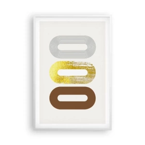 Plakat w białej ramie - Ooo! - 61x91 cm