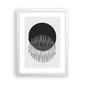 Plakat w białej ramie - Jego alter ego - 30x40 cm