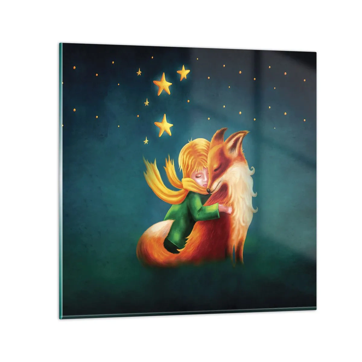 Obraz na szkle - Mały Książę - 40x40 cm