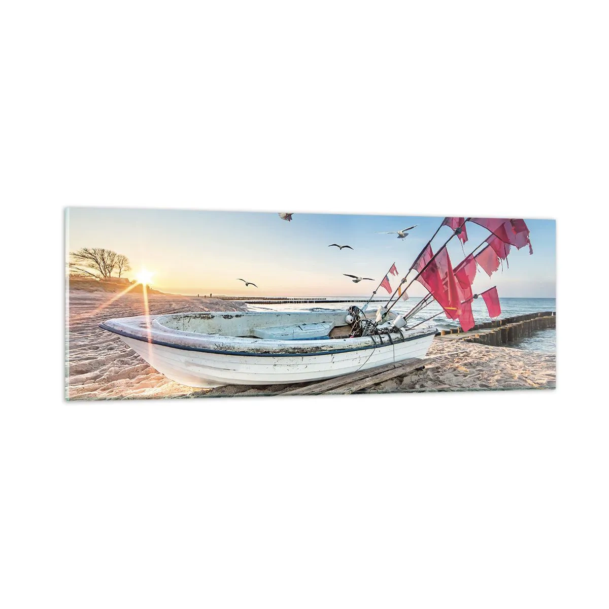 Obraz na szkle - Zasłużony odpoczynek - 90x30 cm