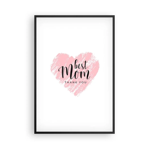 Plakat w czarnej ramie - Zawsze odpowiedni moment - 61x91 cm