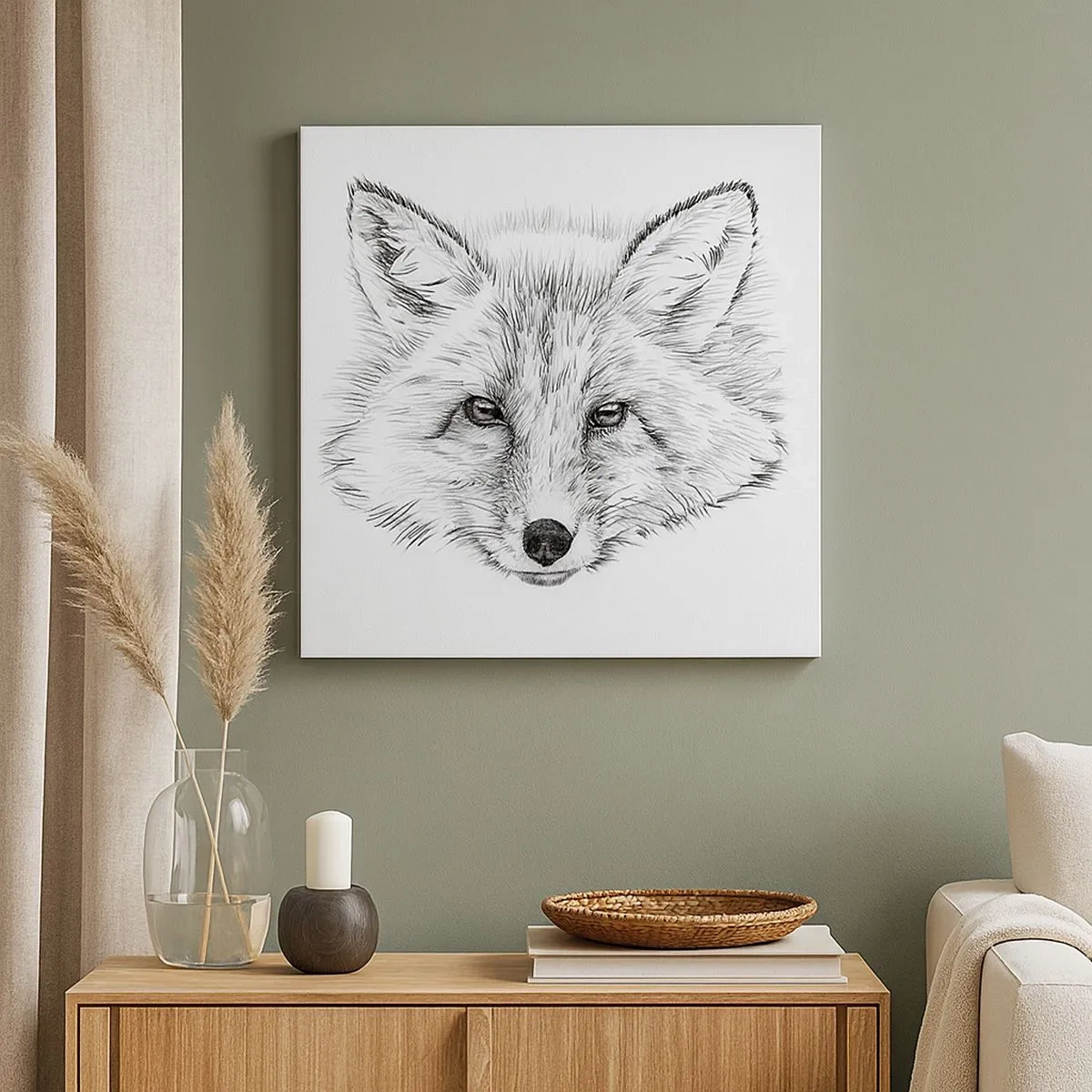 Obraz na płótnie - Czy te oczy mogą kłamać? - 30x30 cm