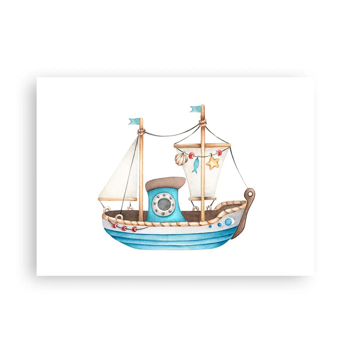 Plakat - Ahoj, przygodo! - 70x50 cm