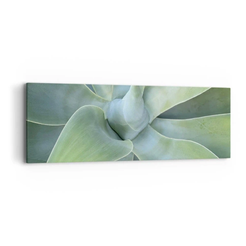 Obraz na płótnie - Narodziny zieleni - 90x30 cm