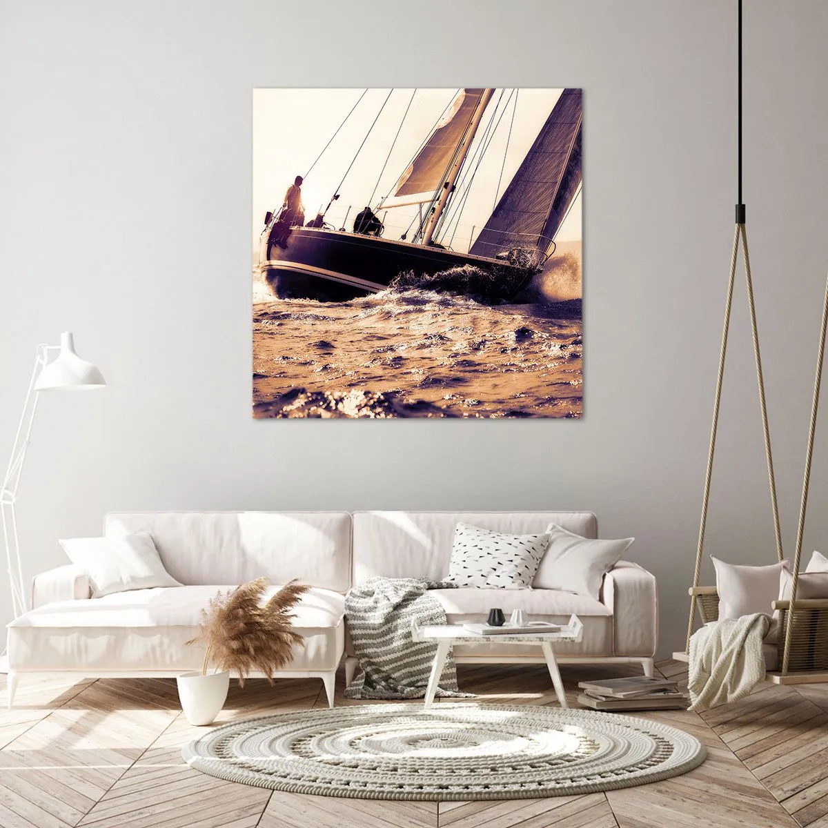 Obraz na płótnie - Żeglujże, żeglarzu - 70x70 cm