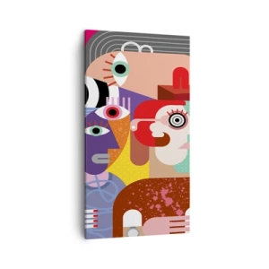 Obraz na płótnie - My od pana Picassa - 45x80 cm