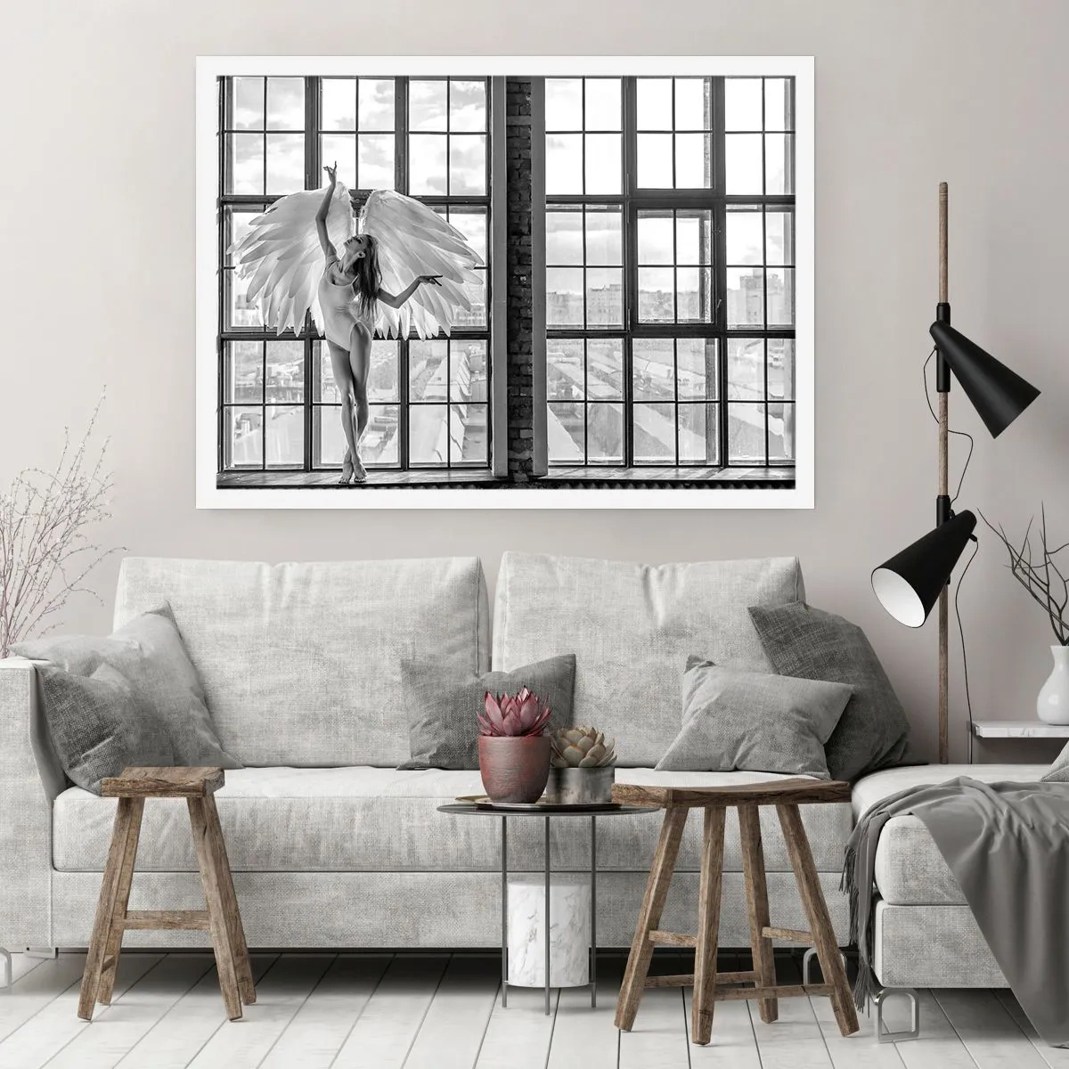 Plakat - Miasto aniołów? - 70x50 cm