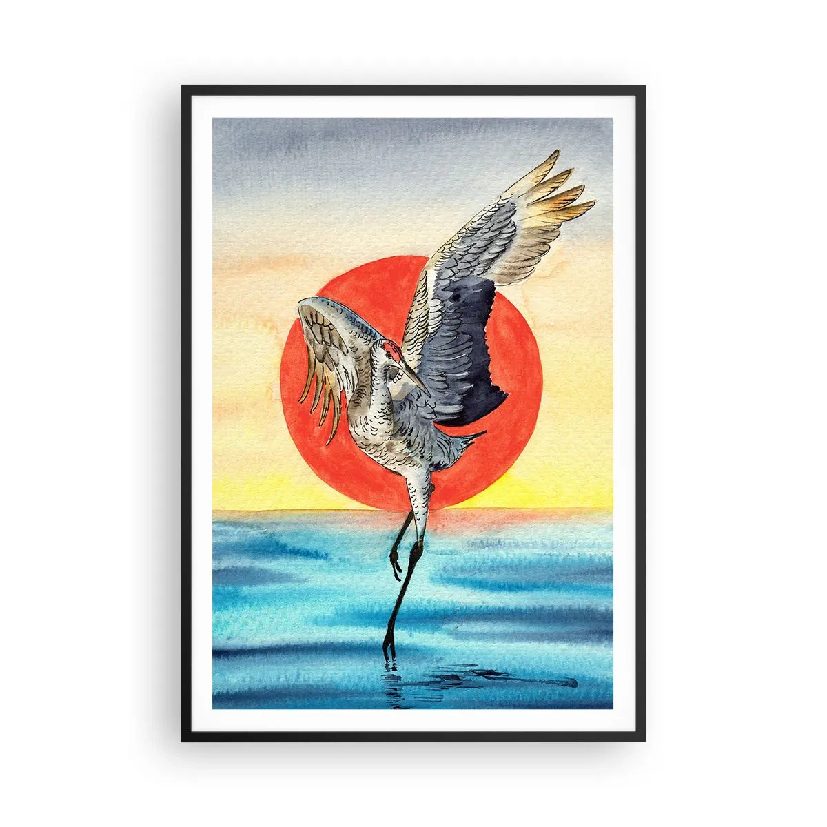 Plakat w czarnej ramie - Czas wracać - 70x100 cm