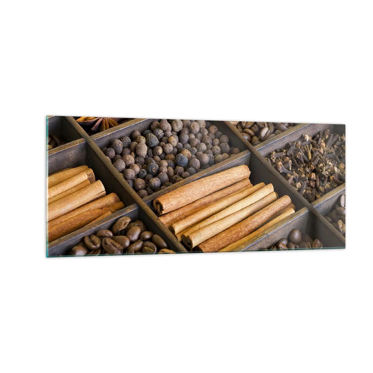Obraz na szkle - Skarbiec aromatów - 100x40 cm
