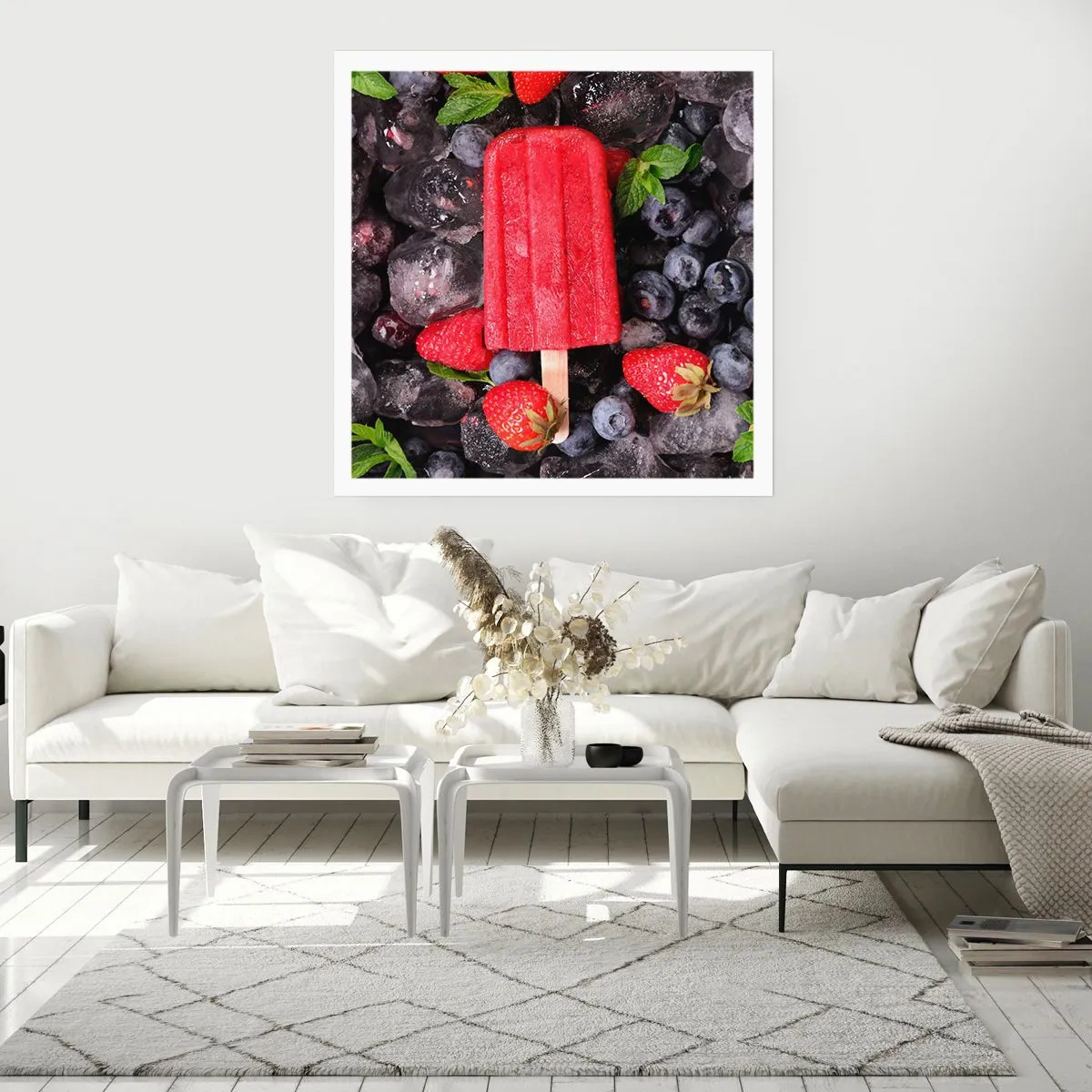Plakat - Smak gorącego lata - 50x50 cm