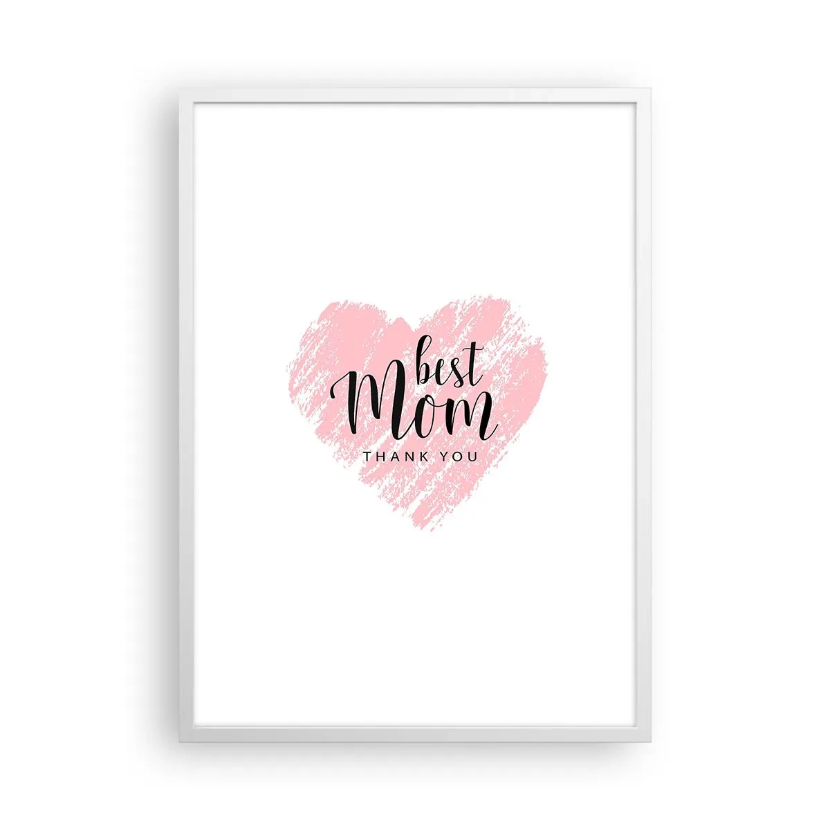 Plakat w białej ramie - Zawsze odpowiedni moment - 50x70 cm