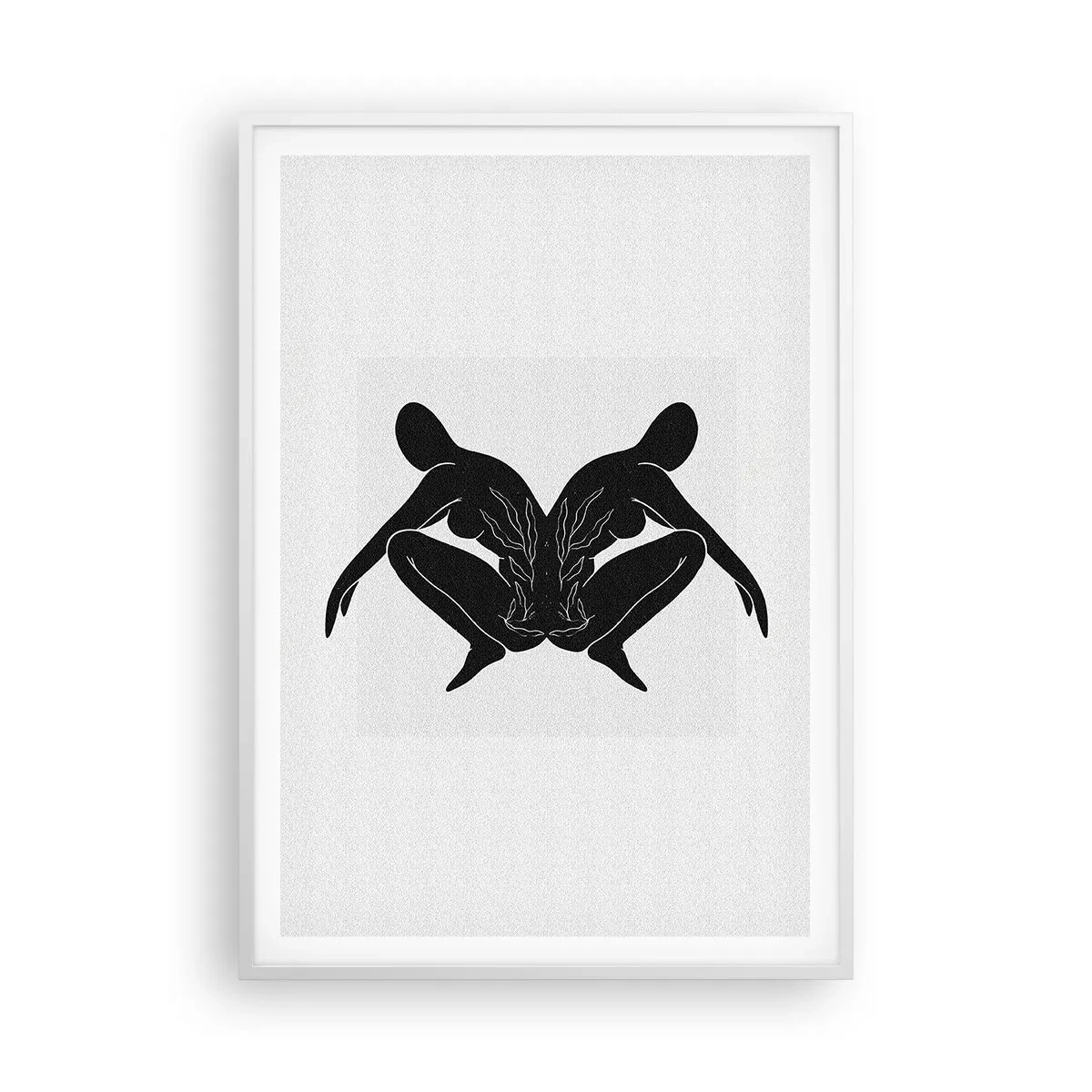 Plakat w białej ramie - Wspólna dusza - 70x100 cm