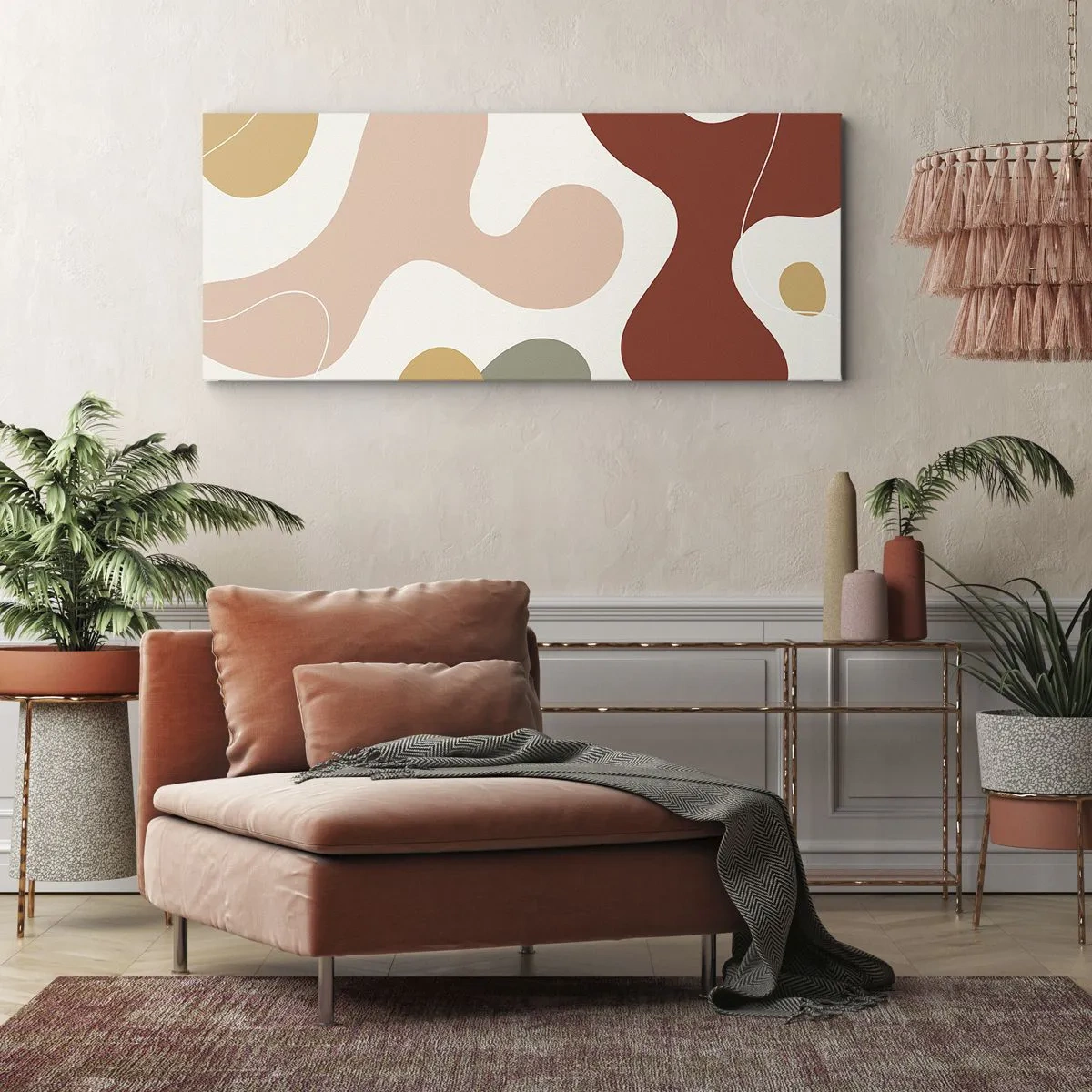 Obraz na płótnie - Esy czy floresy? - 100x40 cm