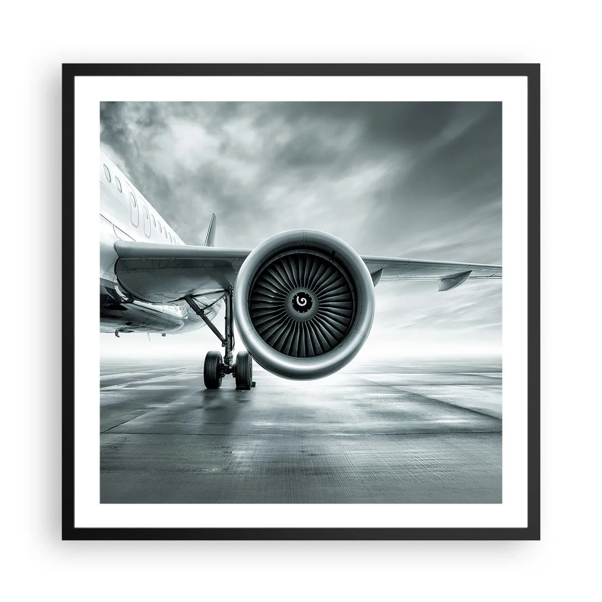 Plakat w czarnej ramie - Jest moc! - 60x60 cm