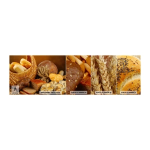 Fototapeta Próbka Standard Eco - Znowu się nam upiekło - Gastronomia, Pieczywo, Chleb - 100x30 cm