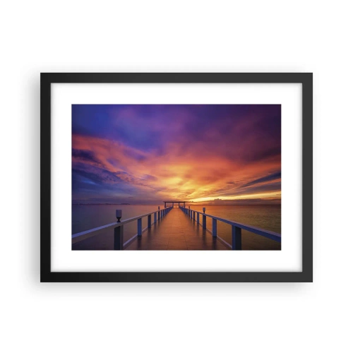 Plakat w czarnej ramie - Bez końca - 40x30 cm