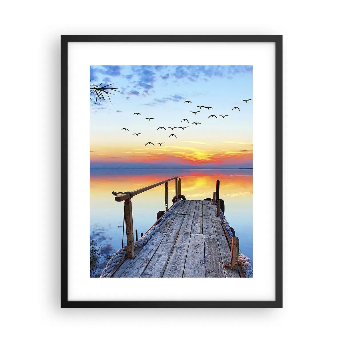 Plakat w czarnej ramie - Pora wracać… - 40x50 cm