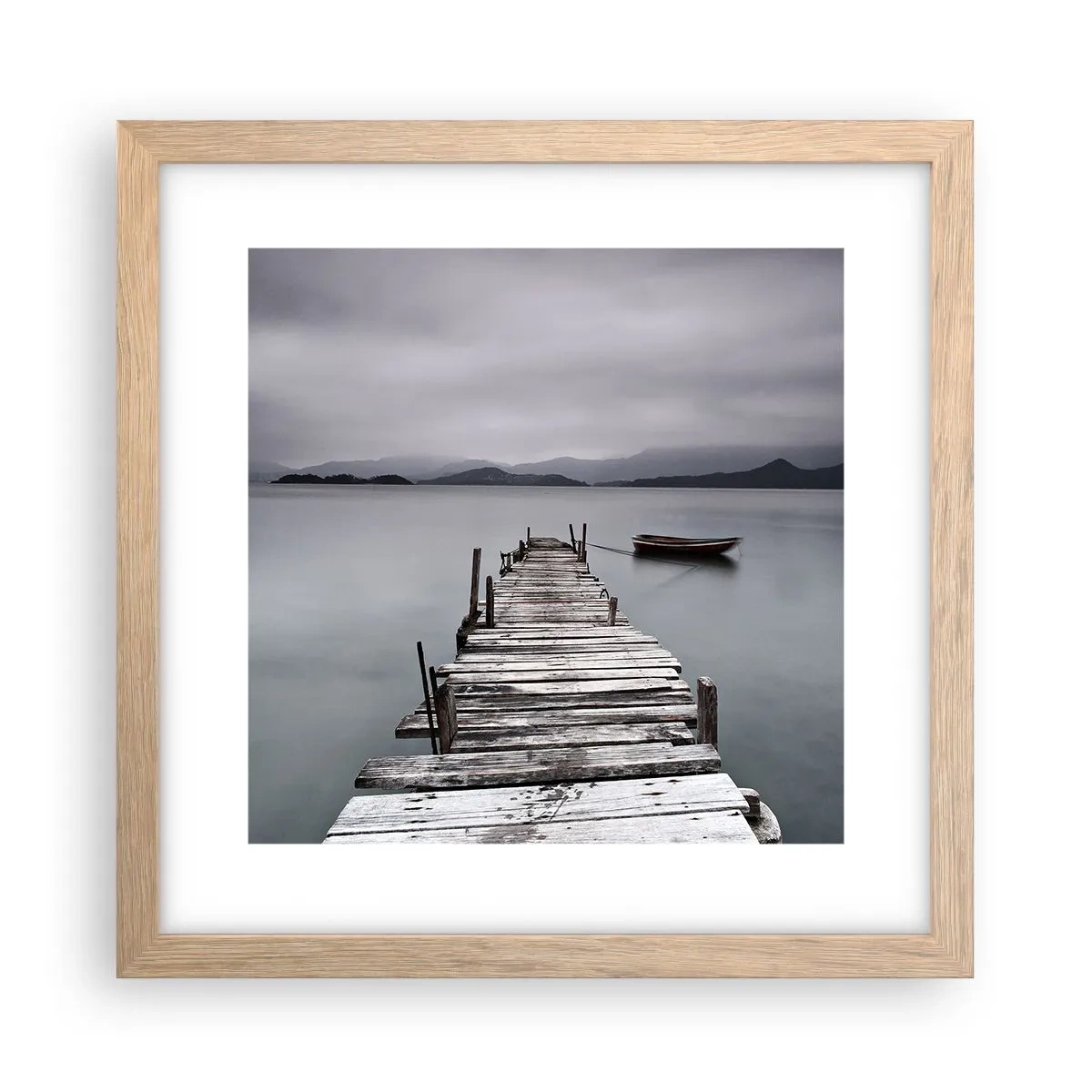 Plakat w ramie jasny dąb - Jutro możesz ruszać - 30x30 cm