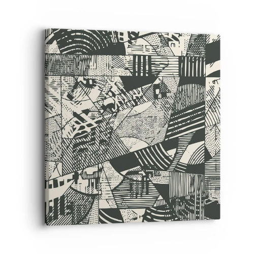 Obraz na płótnie - Dynamika współczesności - 30x30 cm