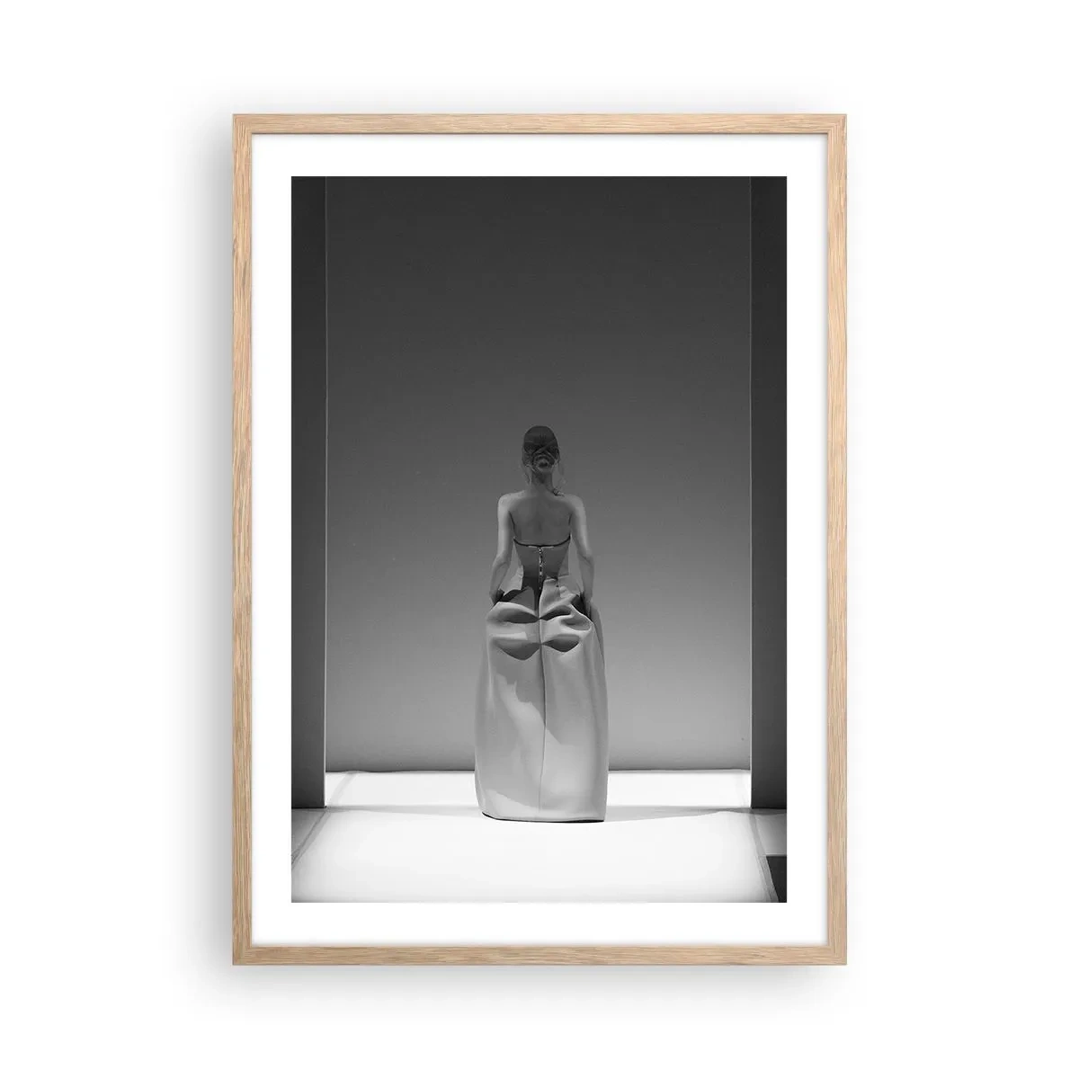 Plakat w ramie jasny dąb - Wyrafinowana prostota - 50x70 cm