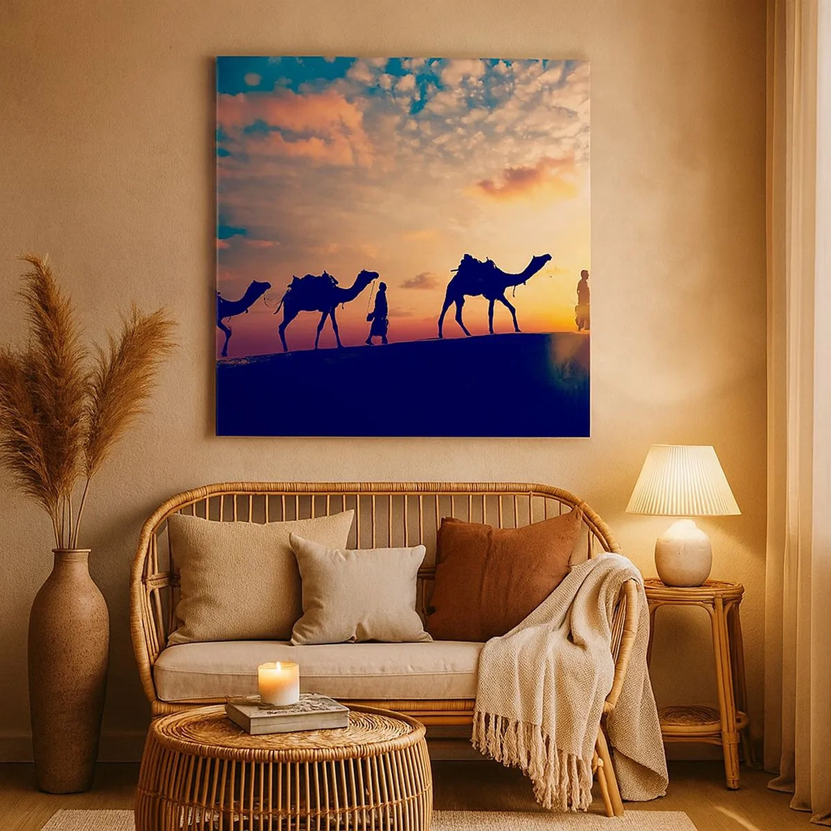 Obraz na płótnie - Tajemniczy duch orientu - 30x30 cm