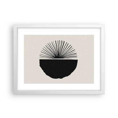 Plakat w białej ramie - Wachlarz możliwości - 40x30 cm