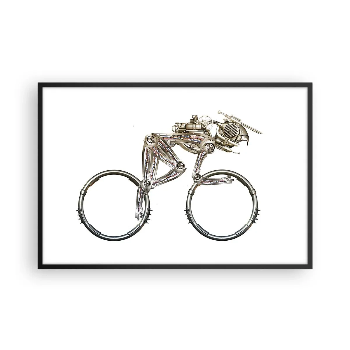 Plakat w czarnej ramie - Wspaniała maszyna - 91x61 cm