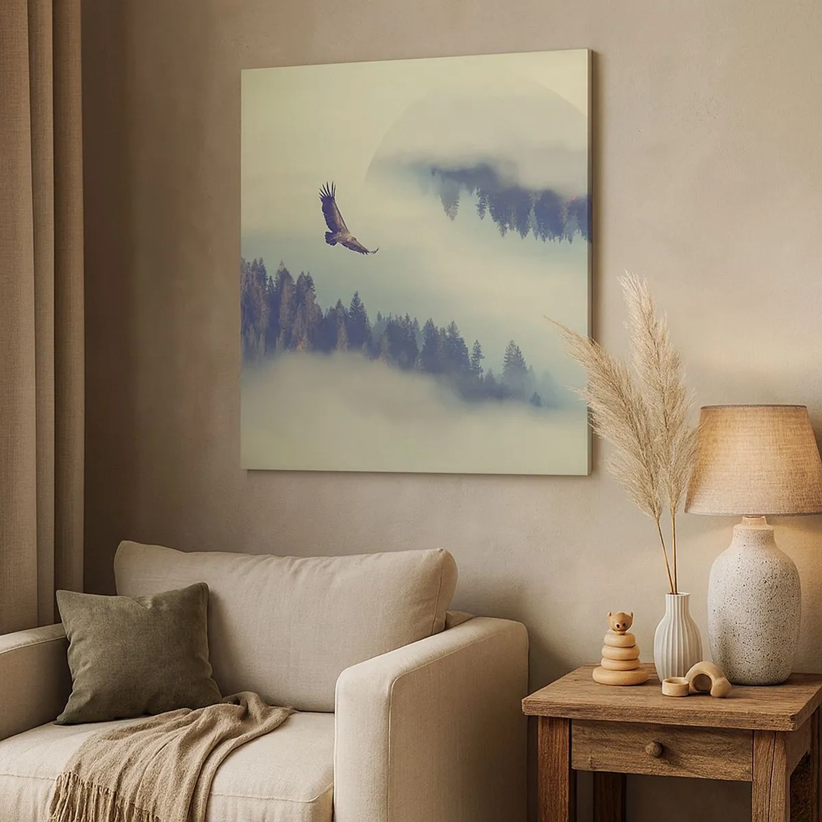 Obraz na płótnie - Widziałam orła cień - 30x30 cm