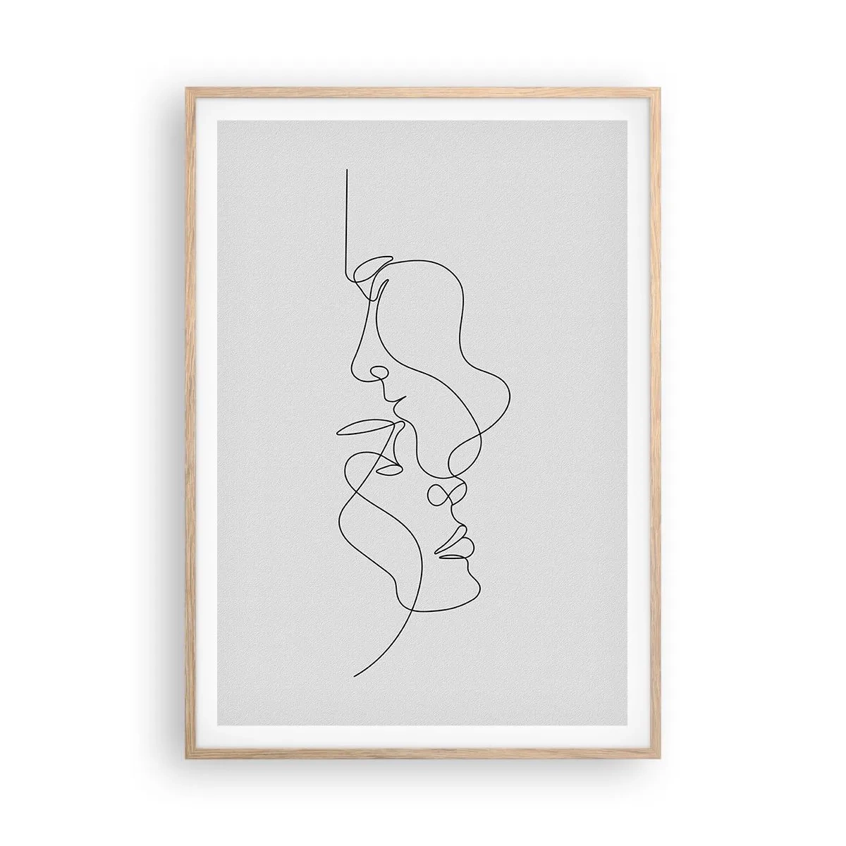 Plakat w ramie jasny dąb - Żar rzewnych żądz - 70x100 cm