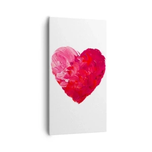 Obraz na płótnie - All you need is love - 55x100 cm