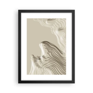 Plakat w czarnej ramie - Topografia sztuki - 30x40 cm