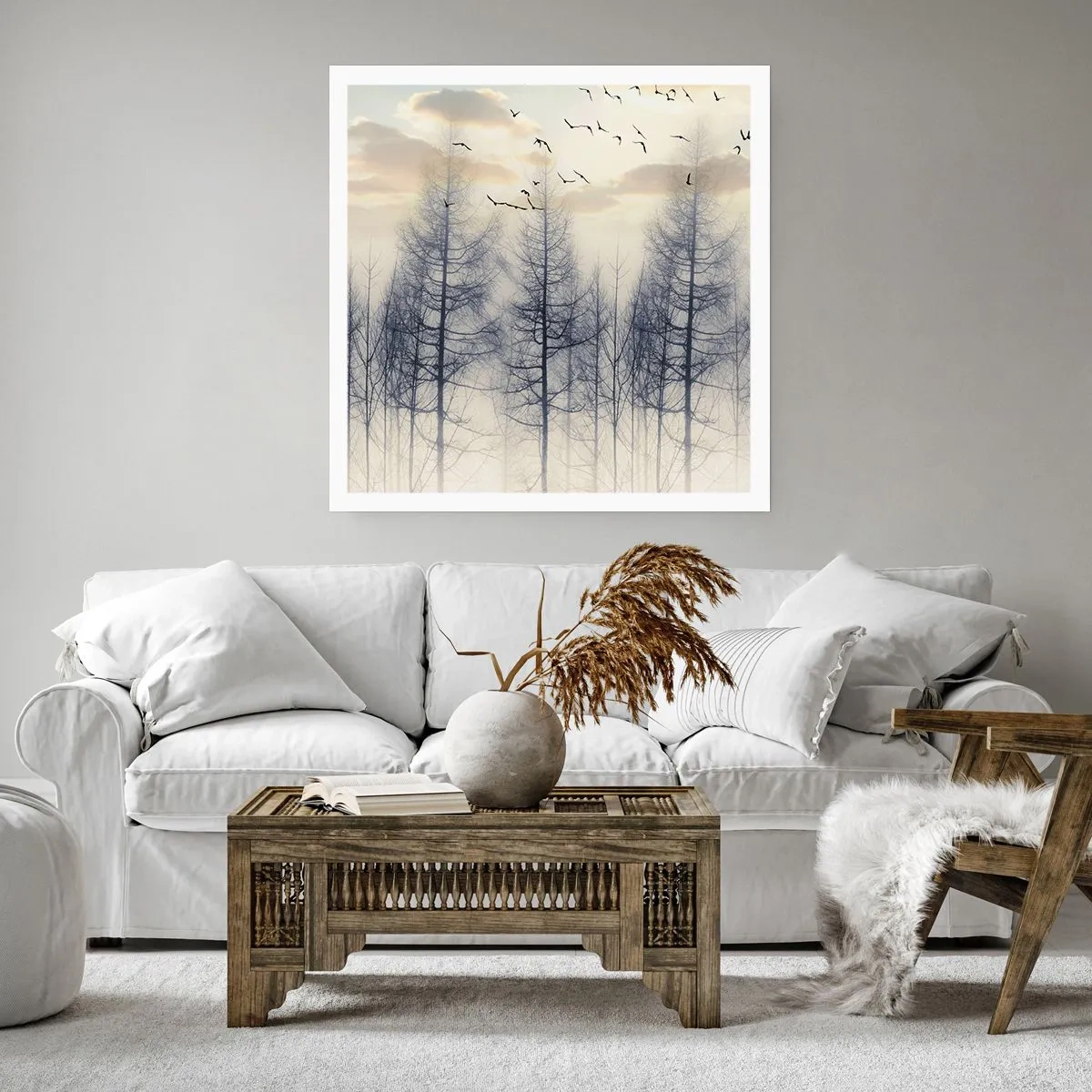 Plakat - Duchy lasu - 60x60 cm