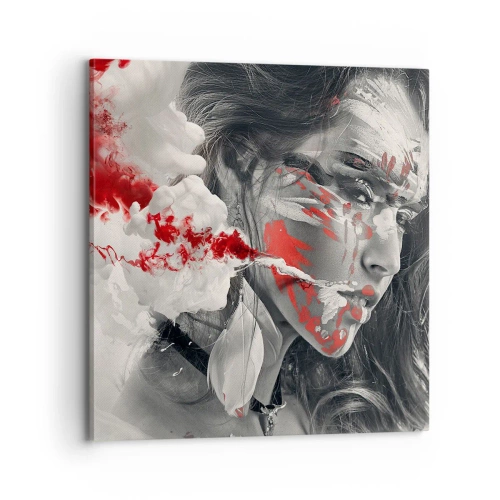 Obraz na płótnie - W oparach absurdu - 70x70 cm