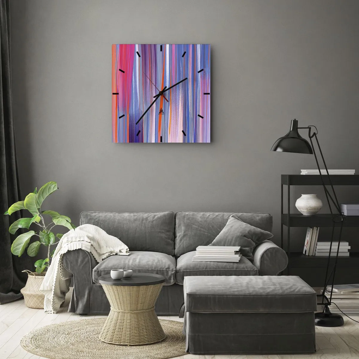 Zegar ścienny - Wtęczowstąpienie - 30x30 cm