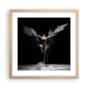Plakat w ramie jasny dąb - Elfy istnieją - 40x40 cm