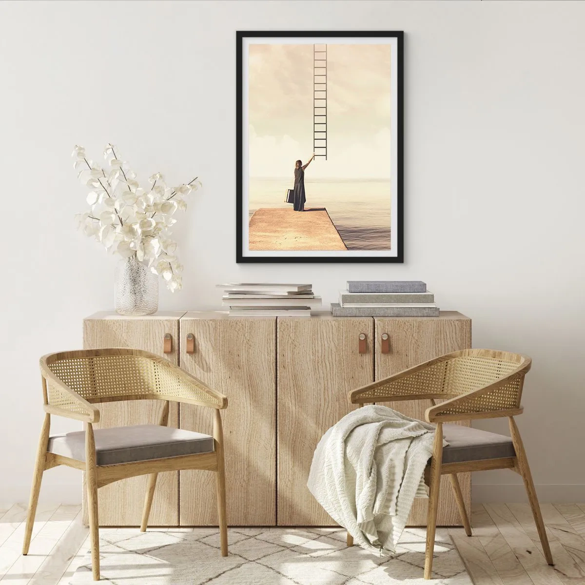 Plakat w czarnej ramie - Magiczna podróż - 70x100 cm