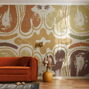 Fototapeta Samoprzylepna Deluxe Sticker - Abstrakcja sentymentalna - Postarzany, Boho, Sztuka - 100x70 cm
