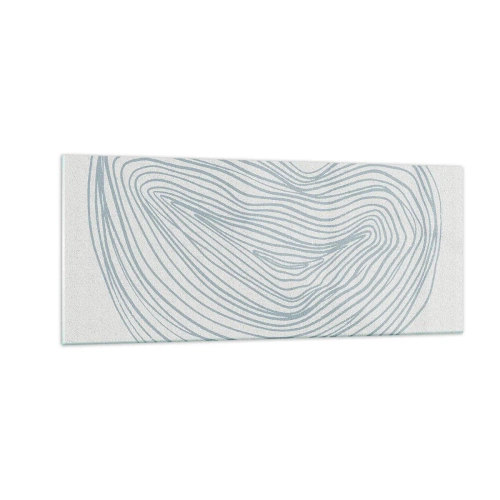 Obraz na szkle - Uśmiech kropli - 100x40 cm