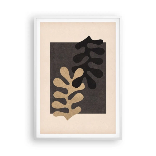 Plakat w białej ramie - Brak i dopełnienie - 70x100 cm