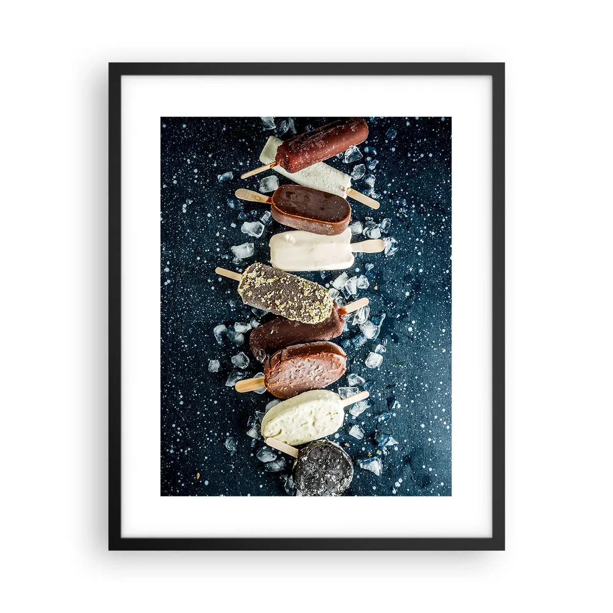 Plakat w czarnej ramie - Smak gorącego lata - 40x50 cm
