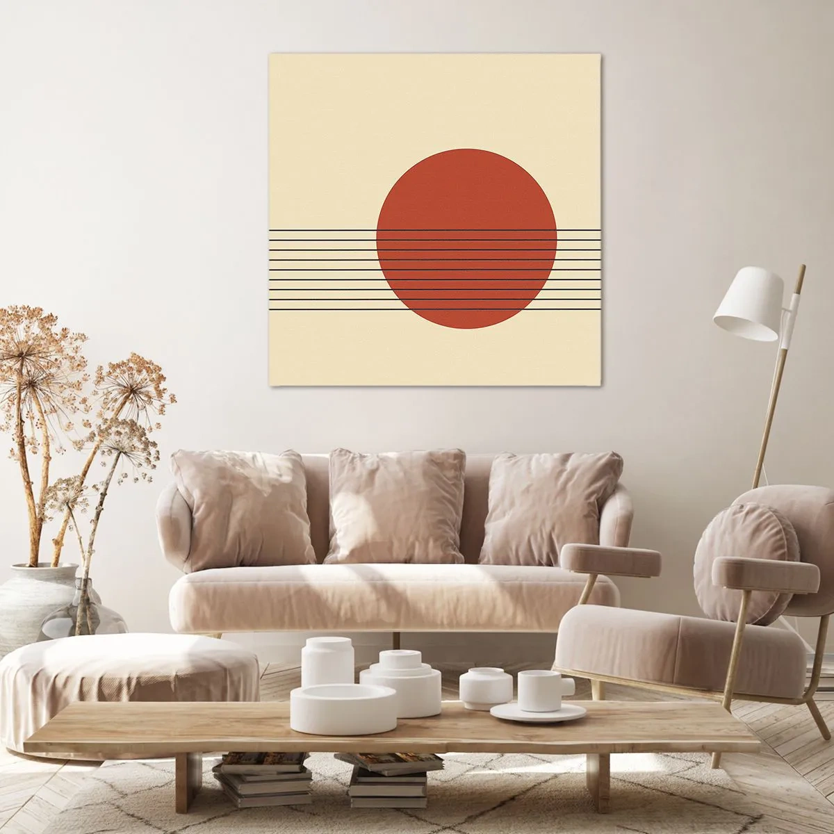 Obraz na płótnie - W koło i dalej - 50x50 cm