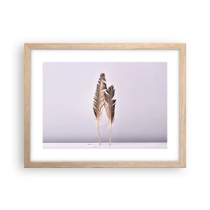 Plakat w ramie jasny dąb - Przeciw nicości - 40x30 cm