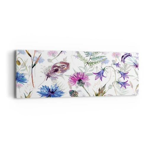 Obraz na płótnie - Polski zielnik - 90x30 cm