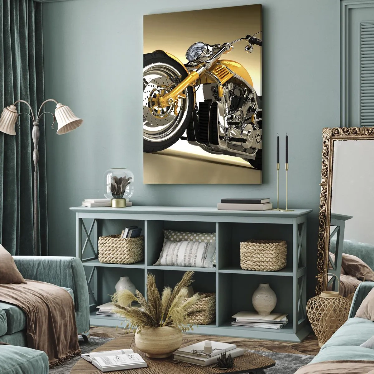 Obraz na płótnie - Marzenie o sile i prędkości - 65x120 cm