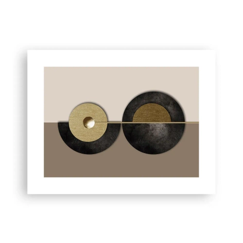 Plakat - Wariacje wokół koła - 40x30 cm