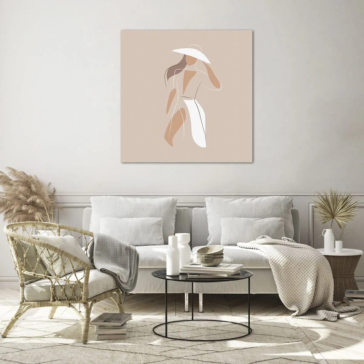 Obraz na szkle - Moda to zabawa - 40x40 cm