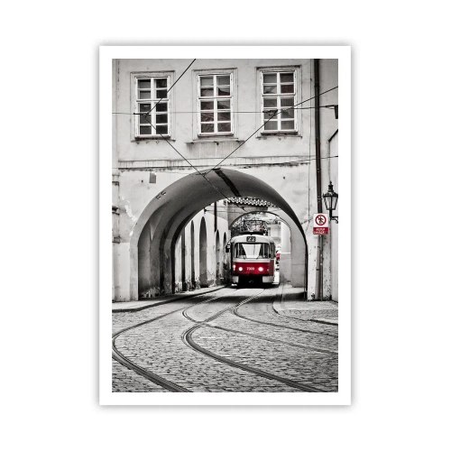 Plakat - Przez miejski labirynt - 70x100 cm